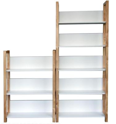 China Modern White High Gloss Wooden Single Shelf View Bookcase Style High Gloss Sideboard for sale