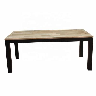 China Modern Home Modern Living Room Modern Design Solid Wood Top Dining Table for sale