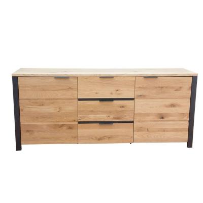 China Large Sideboard Drawer Metal Leg Cabinet Modern Home Furniture Wooden Chest Dining Sideboard Design for sale