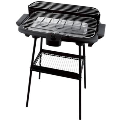 China Easily Assembled Hot Sell Garden BBQ Oven Smokeless Electric BBQ Grill With Legs&Shelf for sale