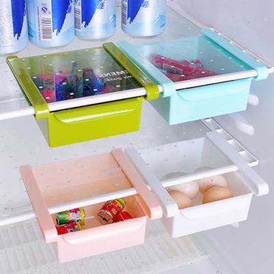 China Durable And Safe Kitchen Refrigerator Tray Storage Box Pull-Out Drawer Space Saver Organizer for sale