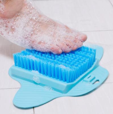 China EXFOLIATING Bathroom Foot Brush Feet Cleaner Foot Scrubber Feet Pour Spa Foot Massage Cleaning Brush for sale