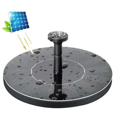 China Eco-friendly Energy Water Pump Fountain 7V 1.4W Solar Powered Solar Backup Jet Fountain For Garden Pool Decoration for sale