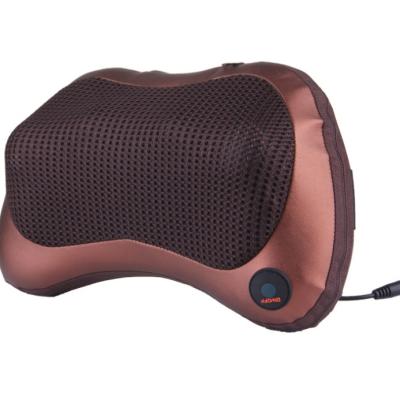 China Heated Rollers Home/Car Head Electric Shoulder Neck Shiatsu Massage Back Pillow for sale