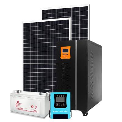 China Industrial Solar Power Station 5kw 10kw 15kw 20kw Off-Grid Solar Power System for Home and Farm for sale