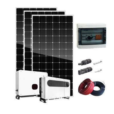 China EVA+PET 5kw Solar System Imported Full Solar Home Power Off Grid Solar System Kit For Home for sale