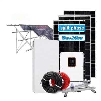 China EVA+PET Solar Panel 5kw 10kw 15kw Solar Photovoltaic System Off Grid Solar Power System for sale