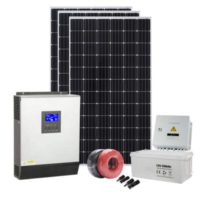 China EVA+PET Off Grid Solar Power System Home 10kw 20kw 30kw 50kw Solar Panel 20000w Solar Power Systems for sale