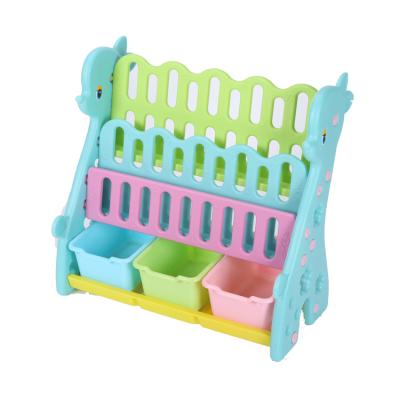 China Modern Children Kindergarten Shelf Portable Colorful Creative Plastic Children for sale