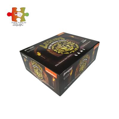 China Reputation Family Solid Paper Other Educational Toys Board Game With Customized Box for sale