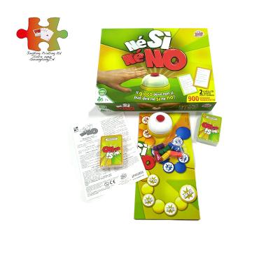 China Standard Tools ECO Board Game Paper Family Educational Toys Customized for sale