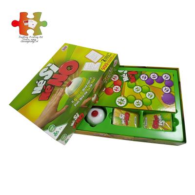 China Supplier Customized Family Paper For Kids Puzzle Smart Toys Educational Board Game Customized for sale