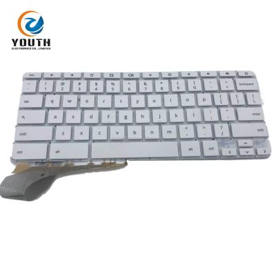 China New Replacement Notebook Laptop Capacitive Keyboards For HP Chromebook 14-X Wholesale for sale