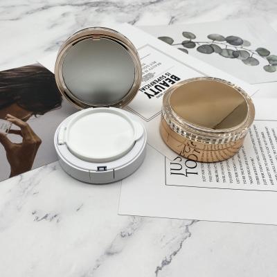 China Recyclable Customized Plastic Cosmetic Packaging Liner Can Be Replaced With Pigment Cream Box BB Gold Plated Air Cushion Box 15g for sale