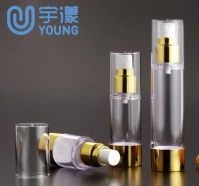 China Separate Spray Bottle 20g 30g 50g Cosmetic Spray Bottle Vacuum Fresh Gold Perfume Bottle Skin Care Spray Bottle for sale