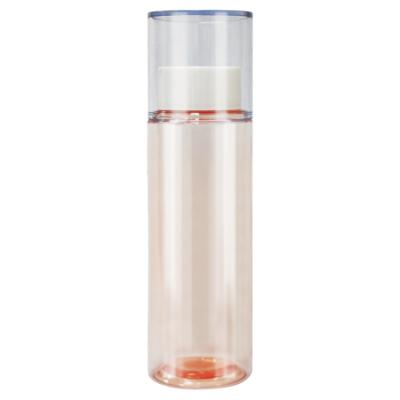 China Eco-friendly Pet Plastic Bottle Clear Cosmetic Packaging Dispenser Bottle for sale