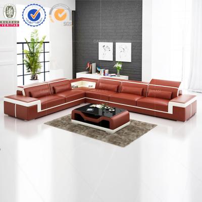 China Royal leather sectional sofa sofa set, furniture to Saudi Arabia, wholesale antique furniture for sale