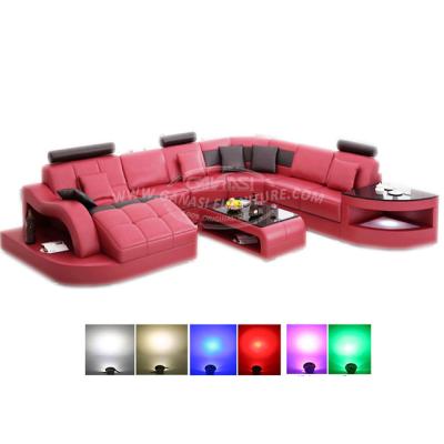 China Chinese High Quality Leather Living Room Sectional Sofa For (Size) Home And Hotel Adjustable for sale