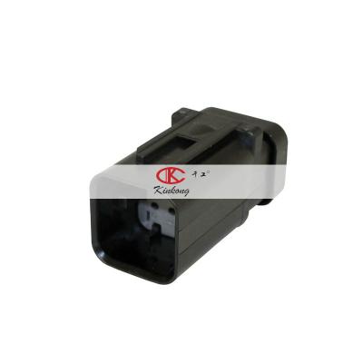 China 6 Pin Automotive Male Black Waterproof Connector 776537-2 for sale