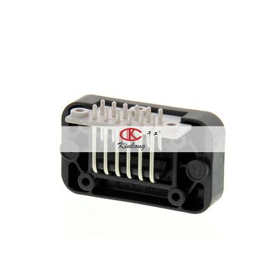 China 12 Pin Automotive DT Series Male Black Waterproof Connector DT13-12PB for sale