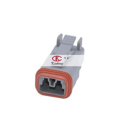 China 2 Pin DT Series Automotive Female Electrical Plug DT06-2S for sale