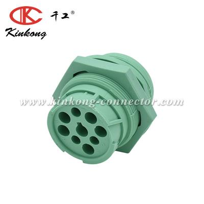 China 9 Pin Automotive Female Green Circular Waterproof Wire Connector HD10-9-1939P-BP03 for sale