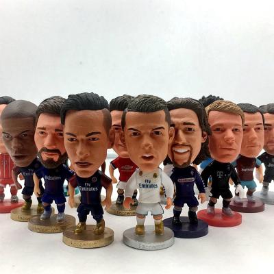 China TOY Wholesale Soccer Star Party Cake Decorations PVC Plastic Action Number Miniature Model Toys for sale