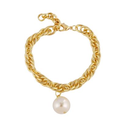 China Other Wholesale NaturalPearl Luxury Jewelry Sets Women Charms Crystal Bracelet for sale