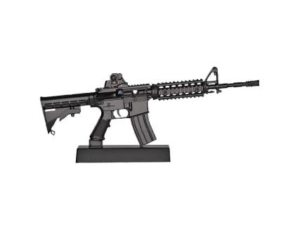 China Metal Model Gun Wholesale AR15 Rifle Assemble Metal Diecast Alloy Weapon Model Gun Toys for sale