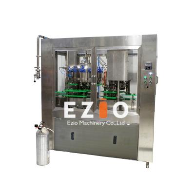 China Company Visit Industry Leading Canning Equipment / Plastic Distilled Water System Line Flavored Water Box PET Can Filling Machine for sale