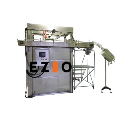 China EDP600 Full Automatic Food Stainless Steel Empty Can Depalletizer Machine / Glass Bottle Depalletizing Equipment for sale