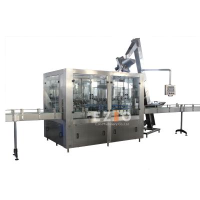 China More Reliable Fully Automatic 3in1 Food Wine Glass Bottle Filling Machine Line for sale