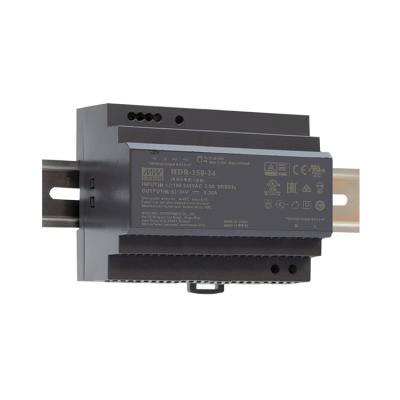 China Taiwan MEANWELL HDR-150 Switching Power Supply 12V~48V 11.3A~3.2A 150W Series Ultra Slim Step Form HDR-150 DIN Rail for sale