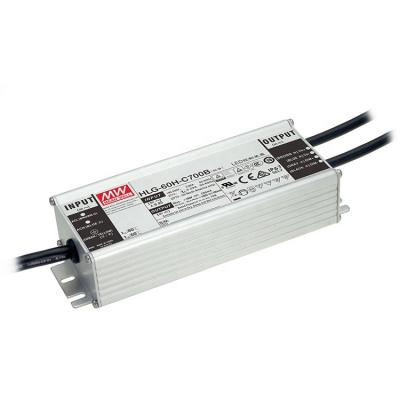 China Taiwan MEANWELL HLG-60H Power Supply Constant Voltage Change 15~54V 1.15A~4A 60W Series + Constant Current LED Driver HLG-60H for sale