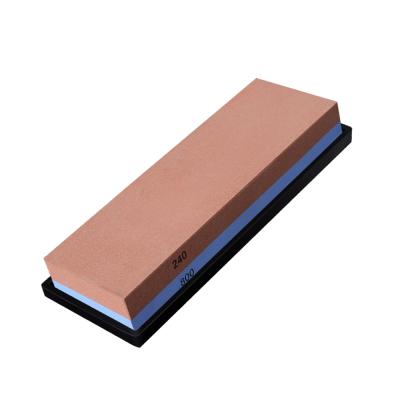 China 2020 Viable New Whetstone 2 IN 1 Stone 800/240 Grit Water Sharpening Stone Knife Sharpener for sale