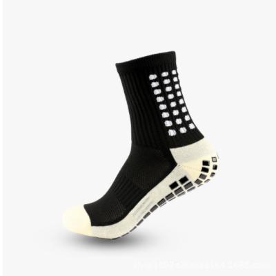 China Breathable athletic cycling soccer cleats non-slip sports socks for immediate soccer submission for sale