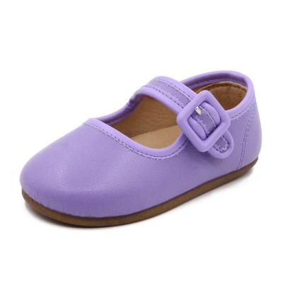 China New summer children's shoes candy color sweet prodigal soled square buckle princess shoes girls breathable 22-31 for sale