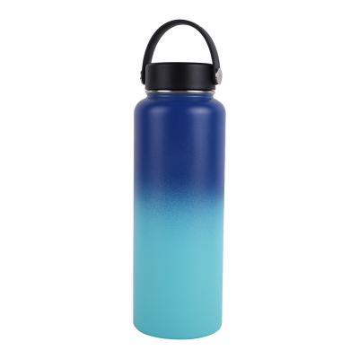 China Stainless Steel PORTABLE Wide Outdoor Vacuum Thermal Flask Insulated Portable Sports Water Bottle GYM for sale