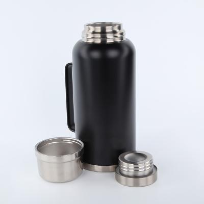 China 2.1L 2.6L Stainless Steel Vacuum Coffee Pot Thermos Water Bottle Jug Plastic Viable Water Free Kettles for sale