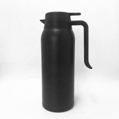 China Viable Double Wall 1500ml Vacuum Pot Stainless Steel Thermos Coffee Pot Arabian Thermos Flask With Handle for sale