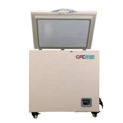 China 120L Hospital Milk White Horizontal Medical ULT Freezer For Hospital Use for sale