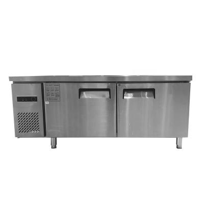 China Restaurant Kitchen Inductry Stainless Steel Kitchen Cooing And Freezing Counter Fridge for sale