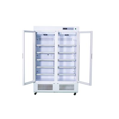 China OEM Accepted 668L 2~8 Double Door Display Refrigerator For Medical Refrigeration Equipment for sale