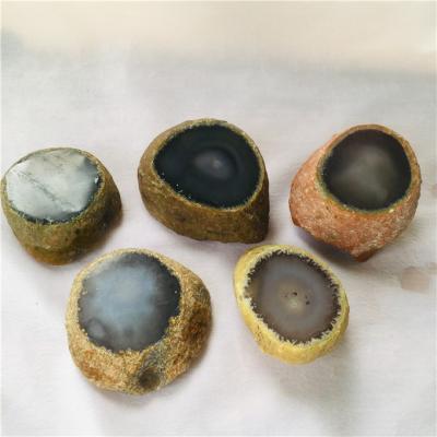 China China good quality natural unique auspicious agate enhydro quartz for decoration for fengshui for sale