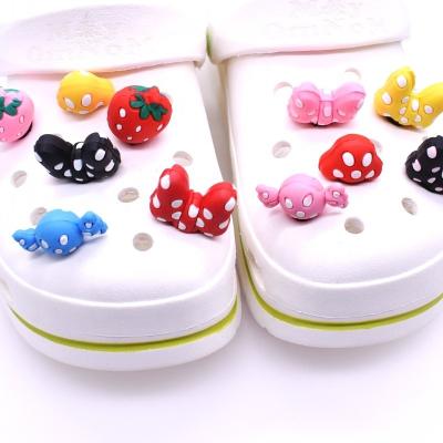 China PVC cartoon 3d hobble 3D-01-12 stock or custom soft kids charm for hobble shoes/wristbands accessories for sale