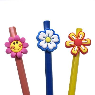 China Customized China 3d Soft Rubber Sea Animals Pencil And Pen Topper For Kids for sale