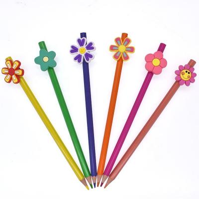 China Custom Animal Pencil Topper, PVC Pen Topper Rubber Pencil Shape Topper from China for sale