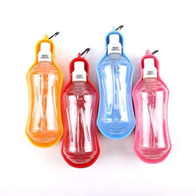 China Wholesale Non-automatic Portable Pet Water Bottle Food Grade Folding Bottles For Dog Drinking for sale