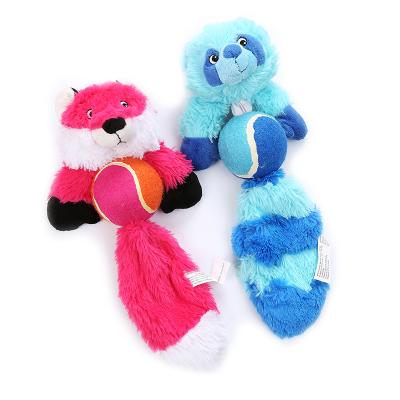 China Dogs New Arrival Tennis Ball Plush Dog Toy For Dog Chewing Sharp Durable Dog Toy With Noise for sale