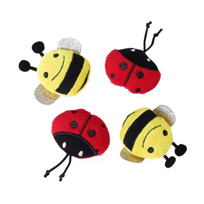 China Cats factory directly sell new arrival cute insect shape plush catnip cat toy for kitty for sale